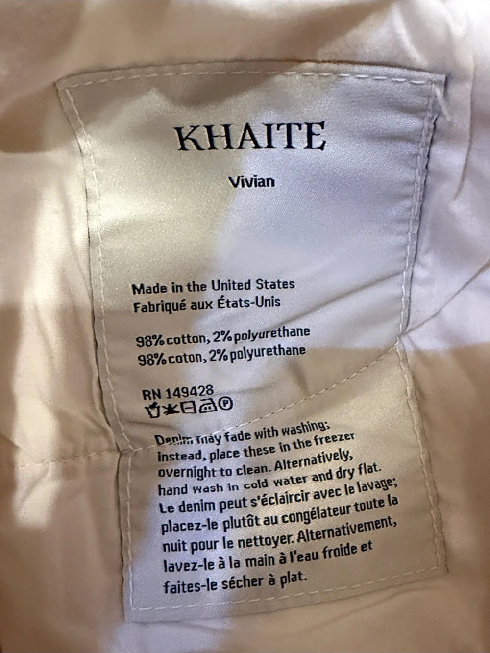 KHAITE Vivian Jeans